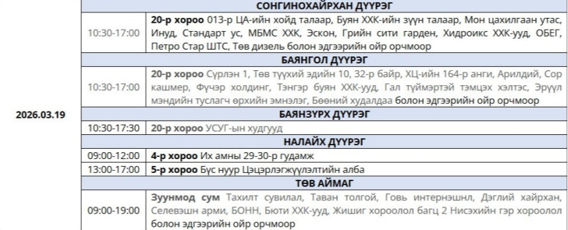 ЦАХИЛГААН ХЯЗГААРЛАХ ХУВААРЬ